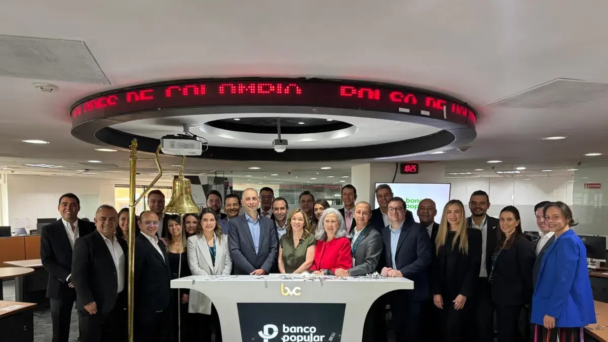 Banco Popular, Kolombiya Borsası'nda işlem gören hisse senetleri ve tahvillerle sermayesini 100 milyar dolar güçlendiriyor.