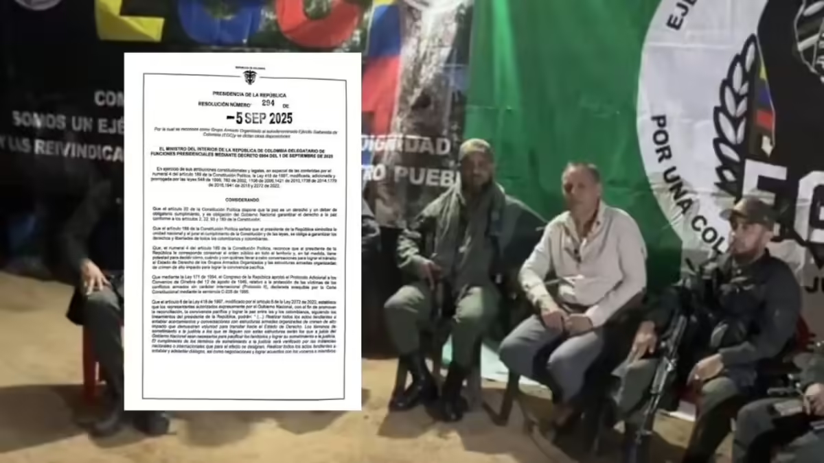 O governo Petro reconhece o Clã do Golfo como um Grupo Armado Organizado (GAO) e abre caminho para o debate sobre seu status político.