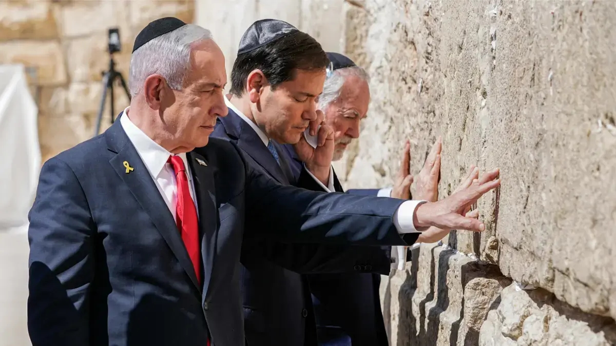 Netanyahu, Rubio ile Batı Duvarı'nda: 'Bu ittifak hiç bu kadar güçlü olmamıştı'