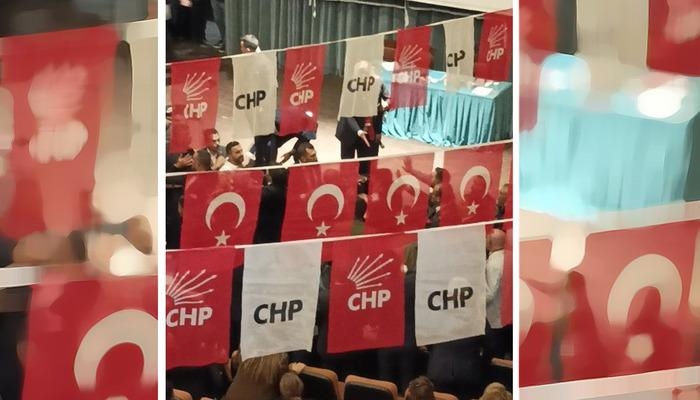 Fight breaks out at CHP congress in Kahramanmaraş! Police intervene