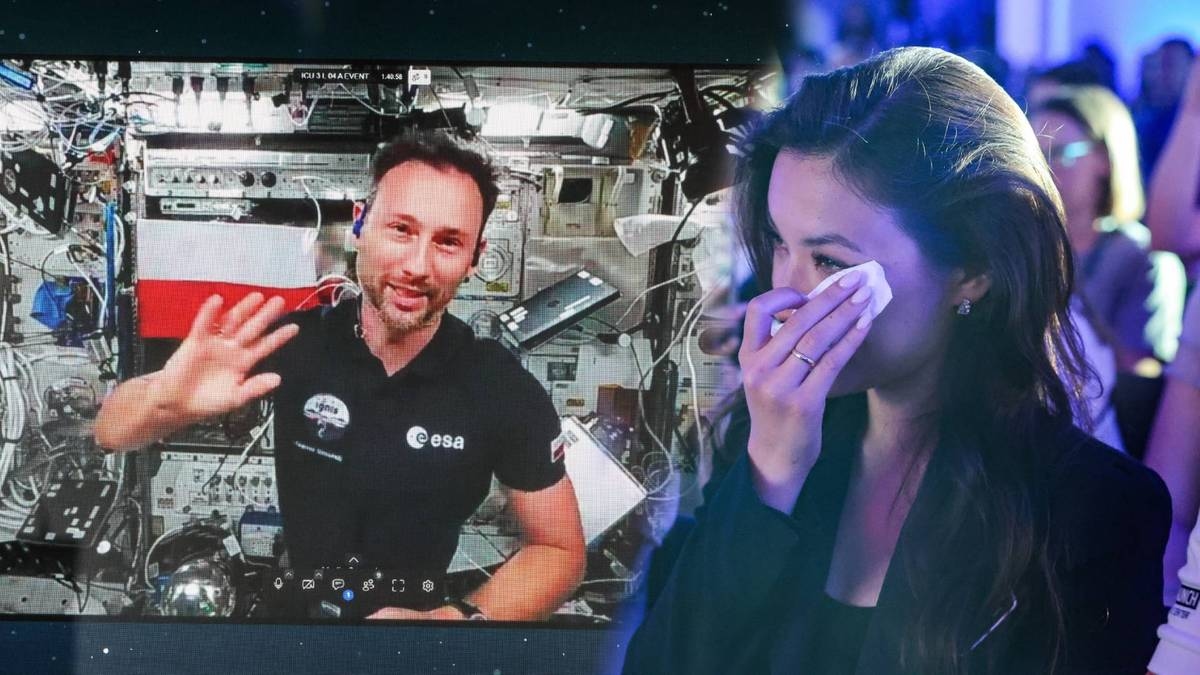 MP talks about a sign from a Polish astronaut. "Probably no one saw it"