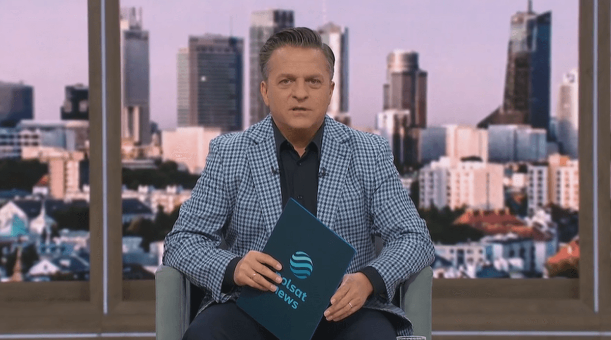 "Rymanowski's Breakfast on Polsat News and Interia." Watch live from 9:55 AM