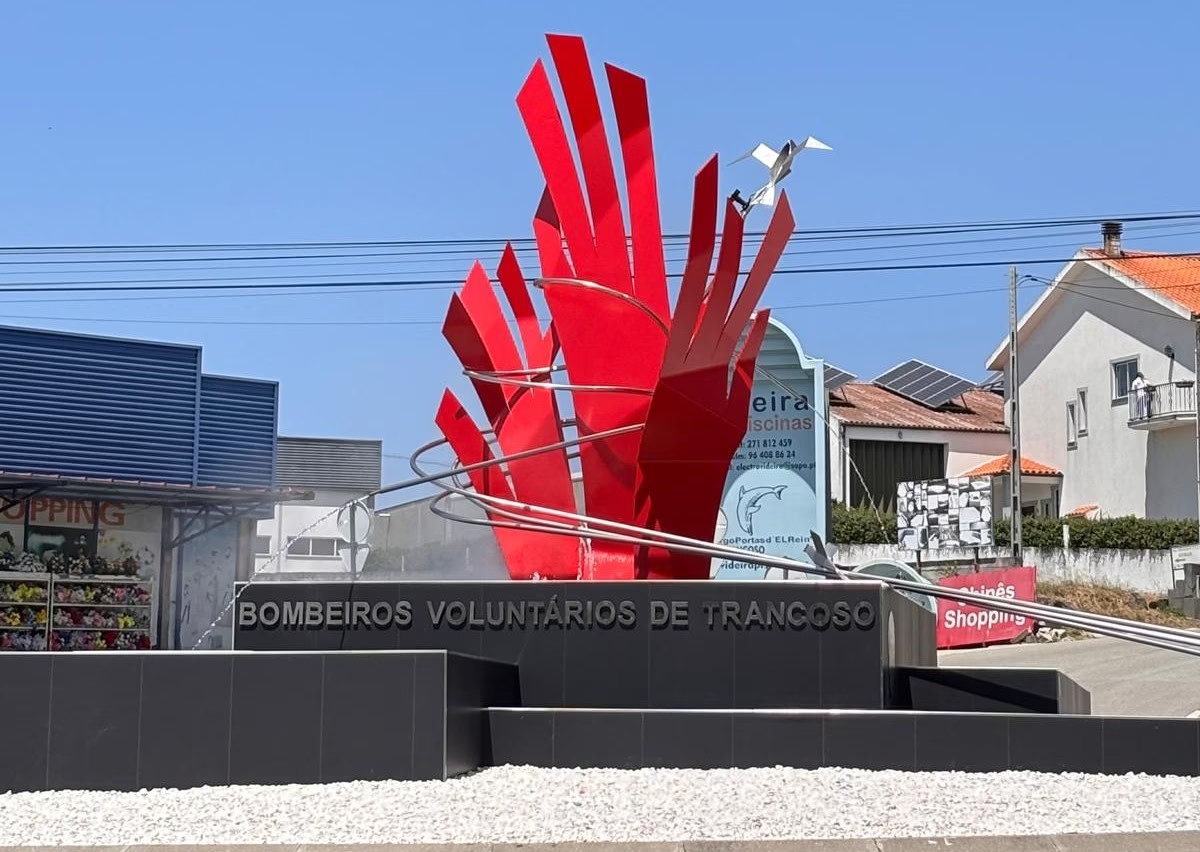 Trancoso – Inauguración de la Rotonda de los Bomberos Voluntarios