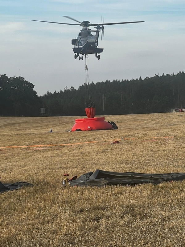 BPOLD 11: Helikopters van de federale politie ondersteunden opnieuw de bestrijding van bosbranden