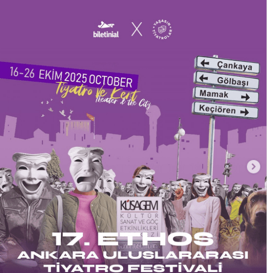 Começa o 17º Festival Internacional de Teatro ETHOS Ankara
