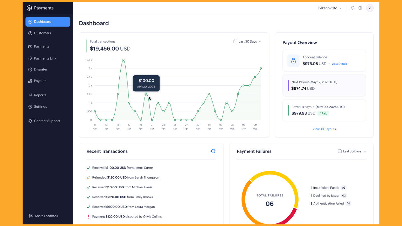 Zoho выходит на рынок платежей США с запуском Zoho Payments