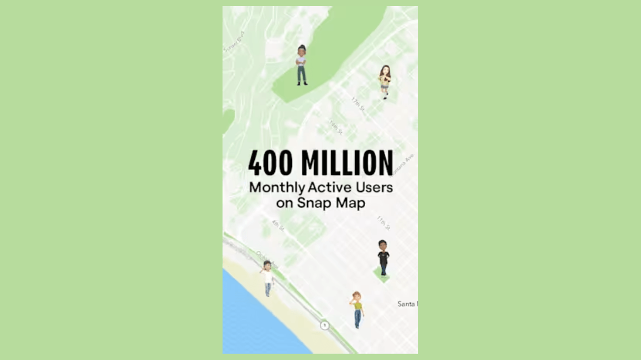 Snap Map przekracza 400 milionów aktywnych użytkowników miesięcznie