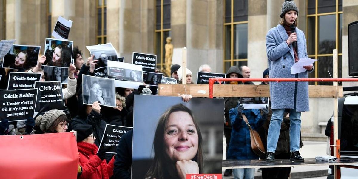 Reféns franceses no Irã: Cécile Kohler e Jacques Paris acusados ​​de espionagem para Israel