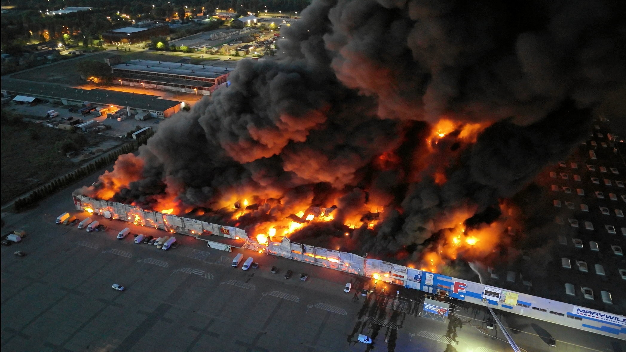 Poland confirms Russia behind fire that destroyed Warsaw’s biggest shopping centre
