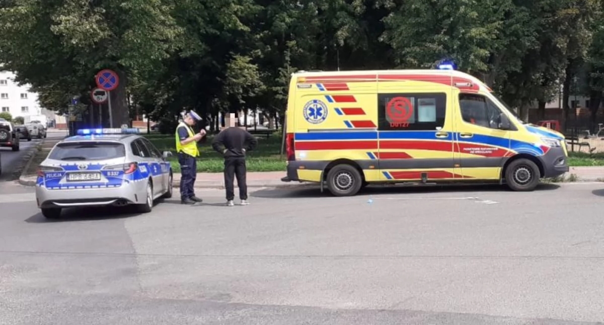 Yaya geçidinde bir kadına çarptı. Kadın hastaneye kaldırıldı