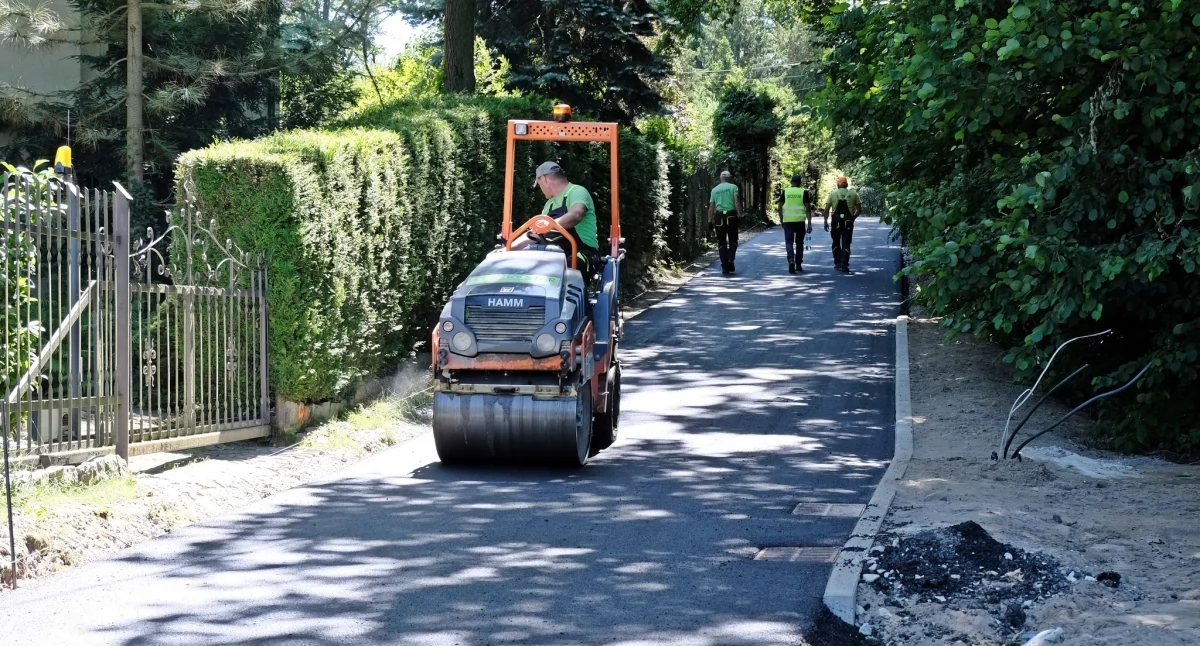 Reconstrucción de las calles Leśna y Pochyła en Osola
