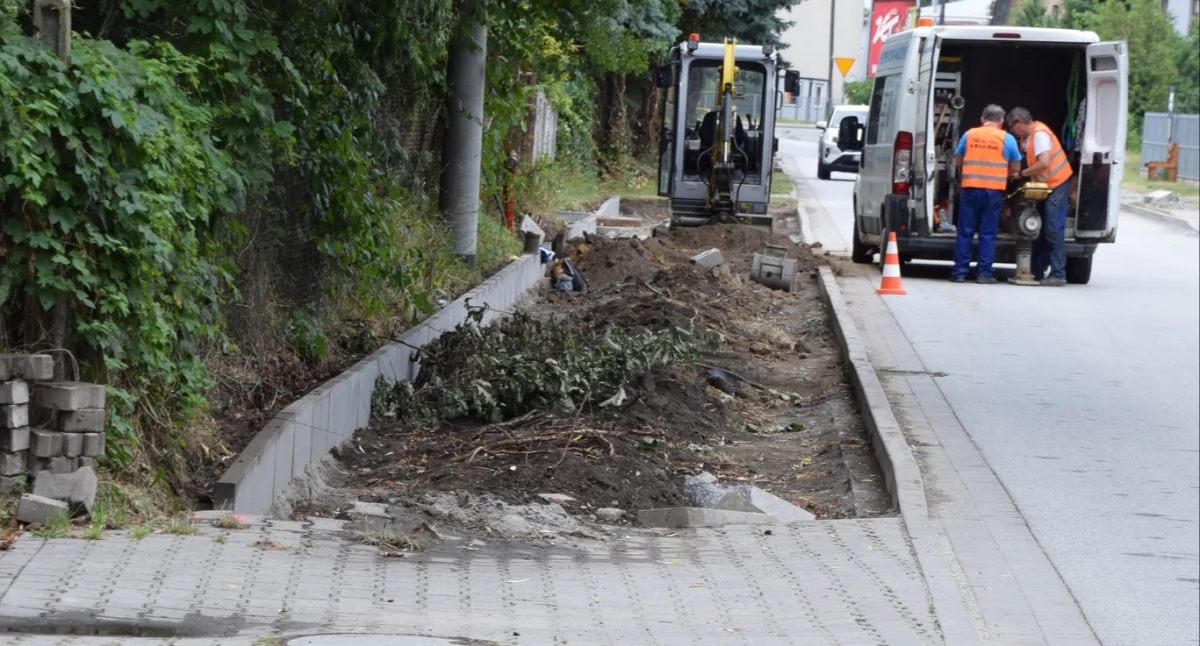 Долгожданная реконструкция дороги в гмине Вишня-Мала началась
