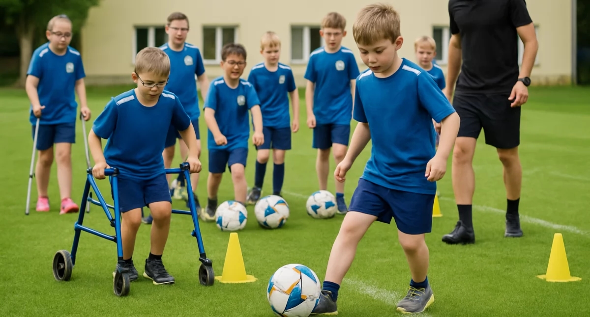 Allenamenti e tornei gratuiti per bambini con disabilità