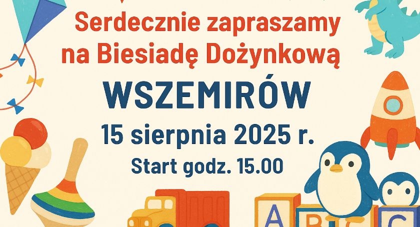 Festa da Colheita em Wszemirów! Participe da rifa para ajudar a consertar o telhado da casa paroquial.
