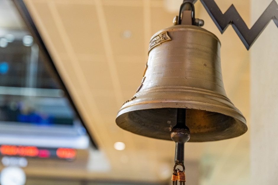 A sharp increase in the profits of a listed company