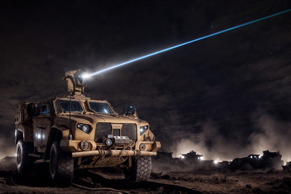 First demonstration of Israel's high-powered laser. A new anti-drone weapon.