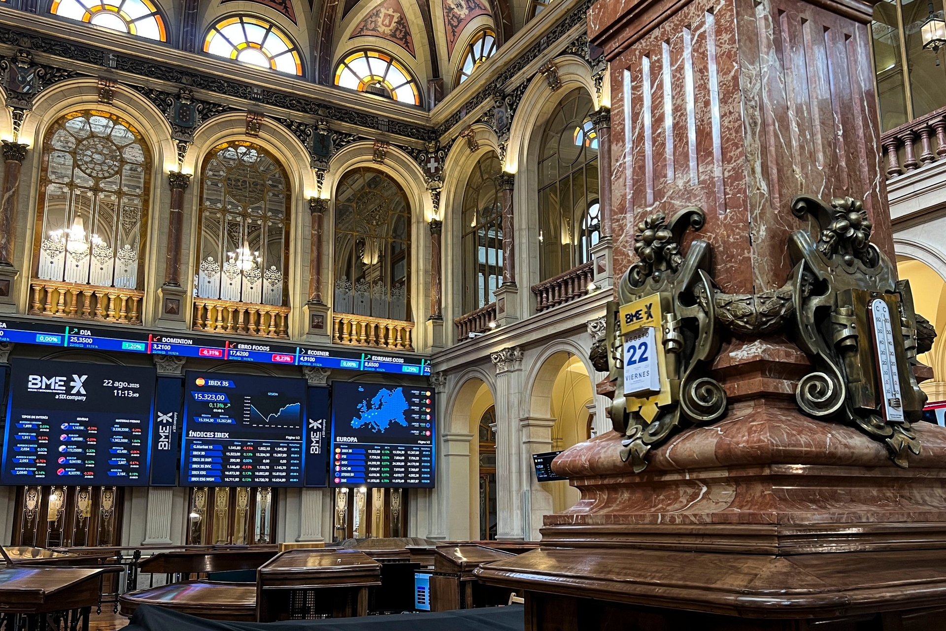 De Ibex stijgt deze week bijna 0,8%, bereikt een nieuw hoogtepunt en blijft dicht bij 15.400