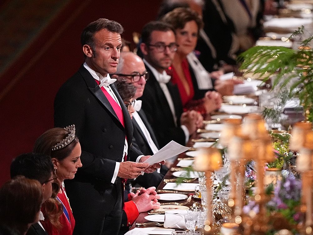 France and Britain will ‘save Europe,’ Macron says as he starts U.K. state visit