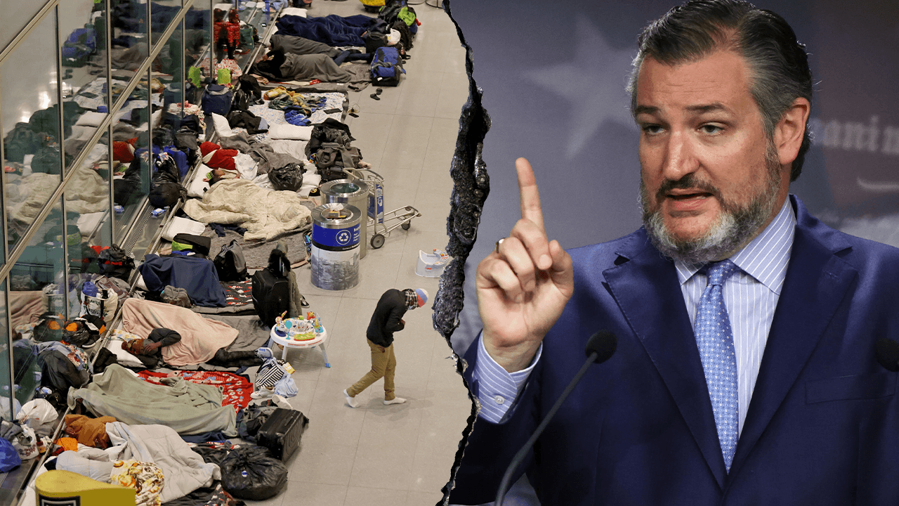 Ted Cruz intima autoridade estadual azul por abrigar migrantes em aeroporto: 'Imprudente'