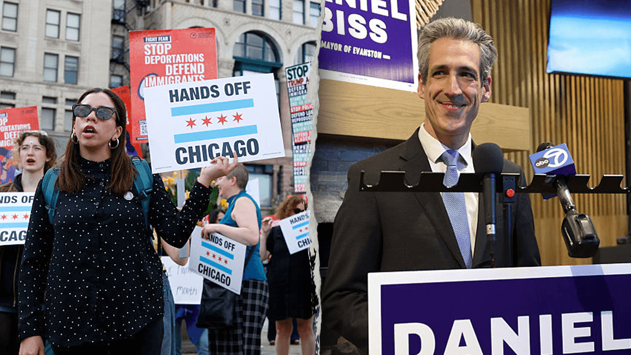 El alcalde del área de Chicago, candidato al Congreso, se jacta de los esfuerzos que ha hecho para desconcertar a ICE.