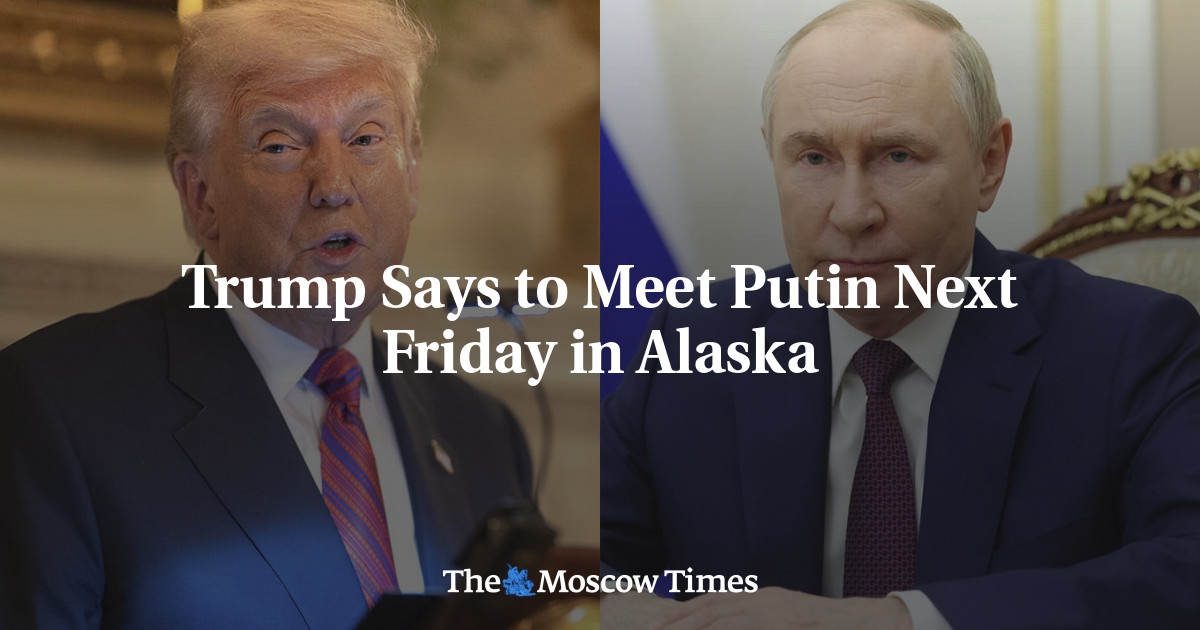 Trump annonce une rencontre avec Poutine vendredi prochain en Alaska