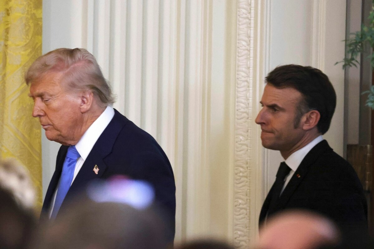 Macron, Trump'ı ziyaret etti: "En kısa sürede ateşkes sağlanmalı"