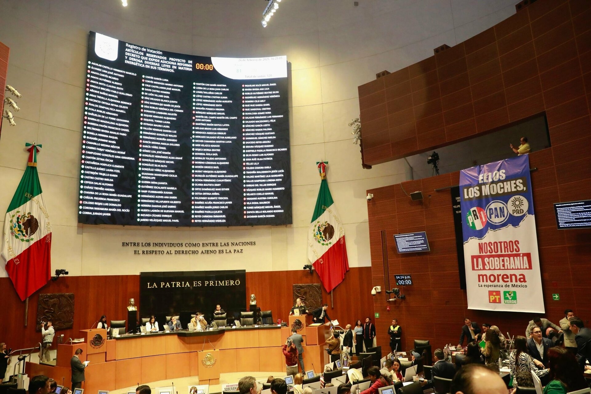 Aprueban en el Senado reforma para fortalecer la soberanía nacional