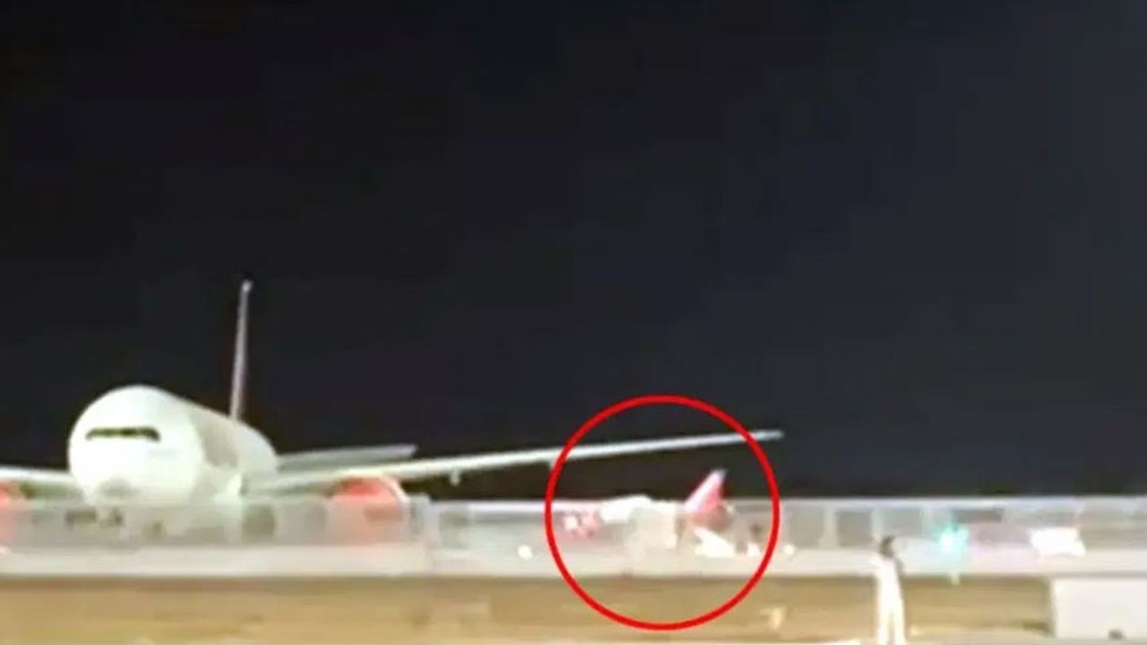 Momentos aterrorizantes no ar! Avião decolando de Antalya volta repentinamente
