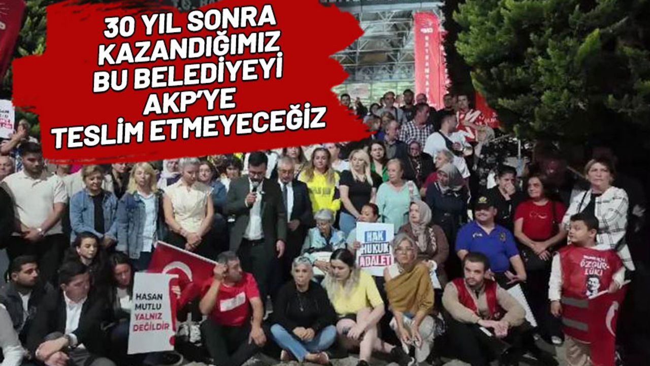Nach dem jüngsten Rücktritt rebellierte der CHP-Bezirksvorsitzende von Bayrampaşa und sagte: „Wir sind uns Ihres Plans bewusst.“