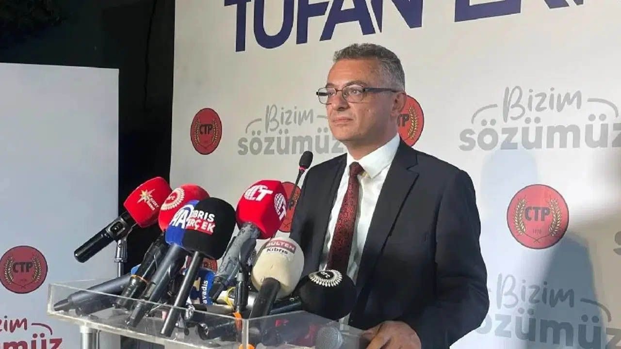 Victory speech from Tufan Erhürman