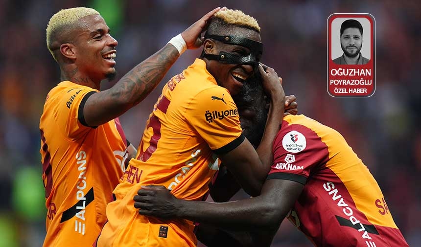 Galatasaray a tiré la prise en première mi-temps, a pris 3 points avec 4 buts