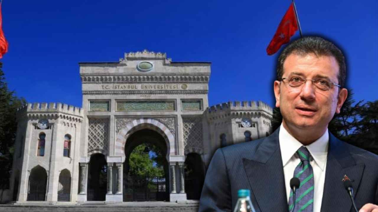 Response from Istanbul University to the proposal to cancel İmamoğlu's diploma