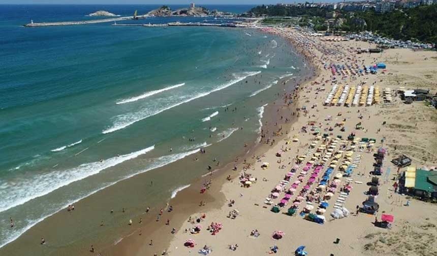 Ban on swimming in Şile