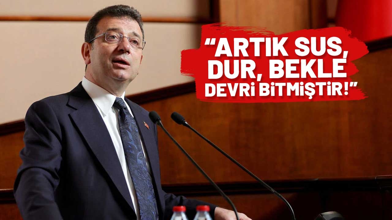 Cette fois, İmamoğlu a abordé trois domaines : C'est une question de survie