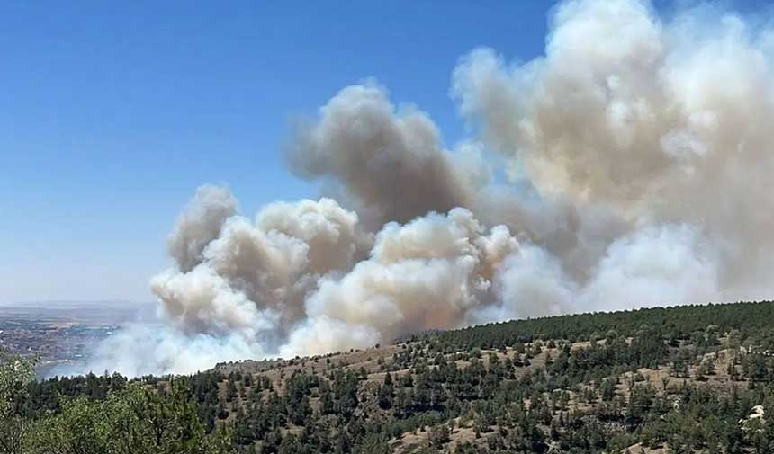 Now there is a forest fire in Ankara