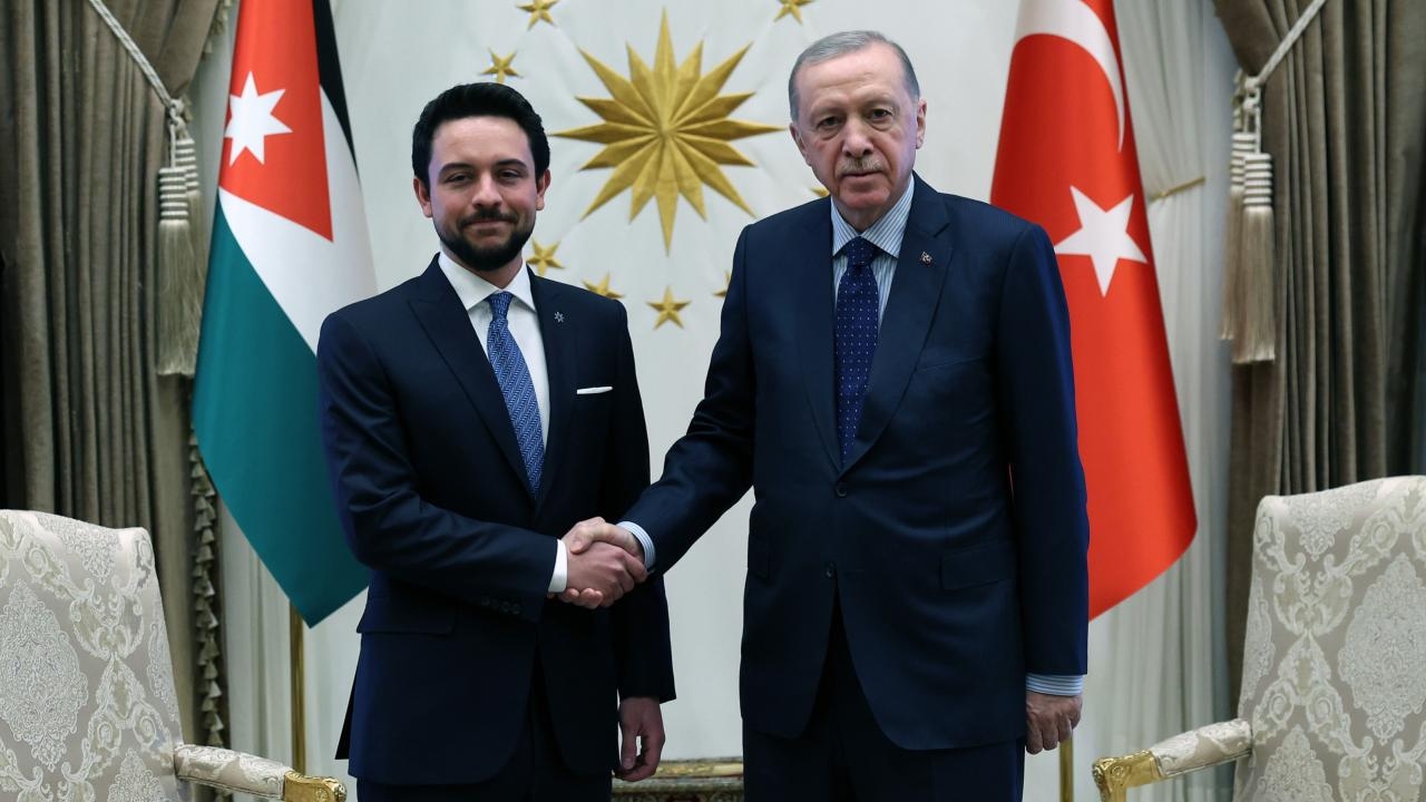 President Erdogan received Jordanian Crown Prince Hussein bin Abdullah