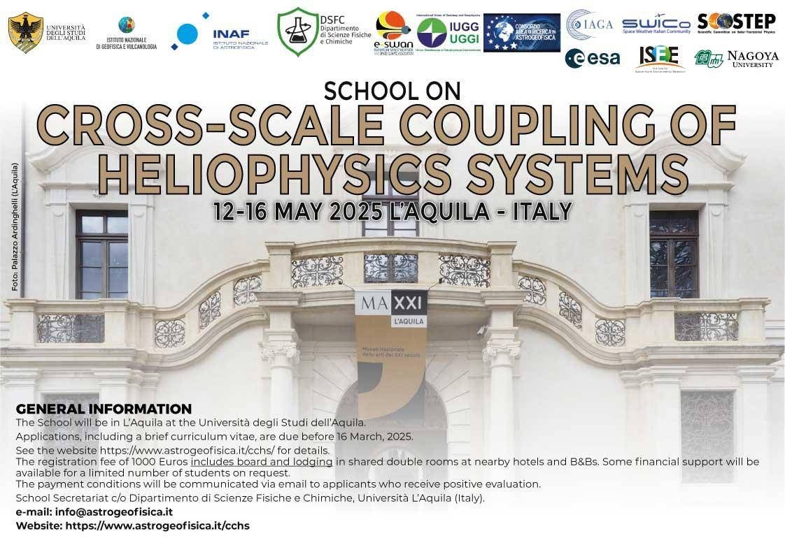 International School of Heliophysics in L'Aquila: a focus on multi-scale coupling of systems