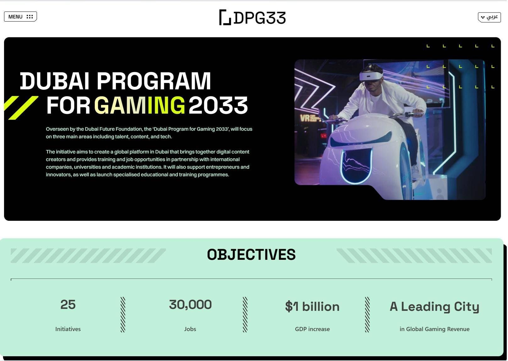 Dubai is betting on gaming, with a growing ecosystem to become a global hub.