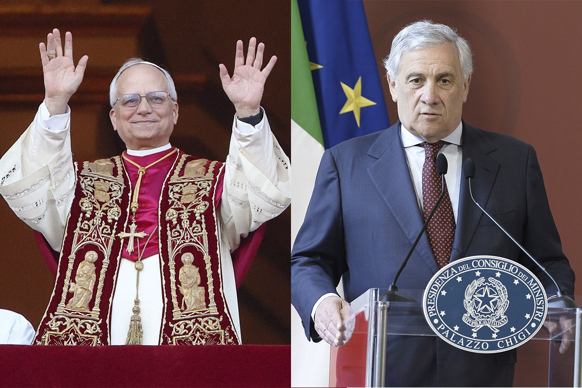 Tajani: "Iedereen zou naar Leo XIV moeten luisteren om vrede te stichten. Een niet-Italiaanse paus? De kerk is universeel."