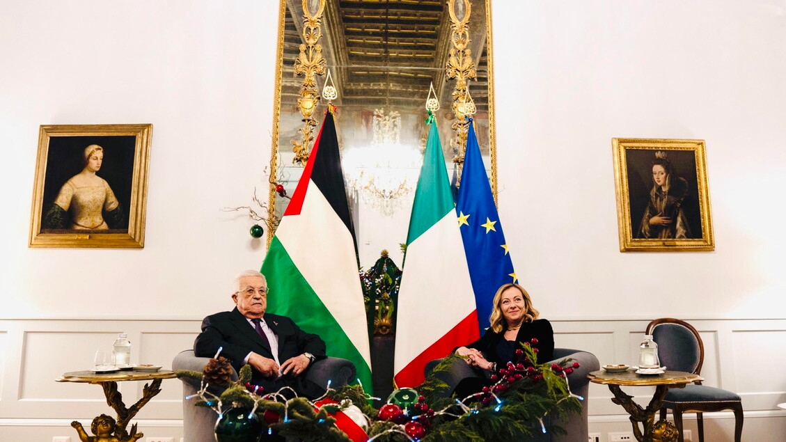Meloni sente Abbas, preoccupa escalation militare Israele