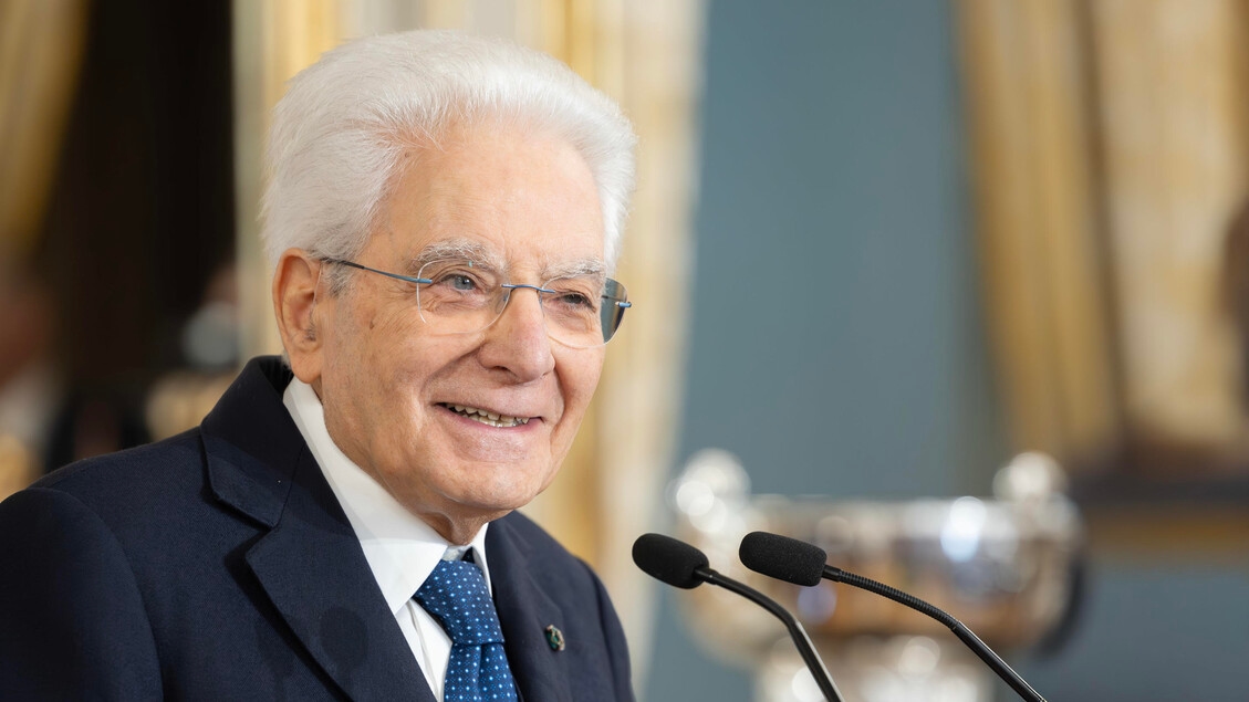 Ceremonia de entrega de los honores Omri en el Quirinal