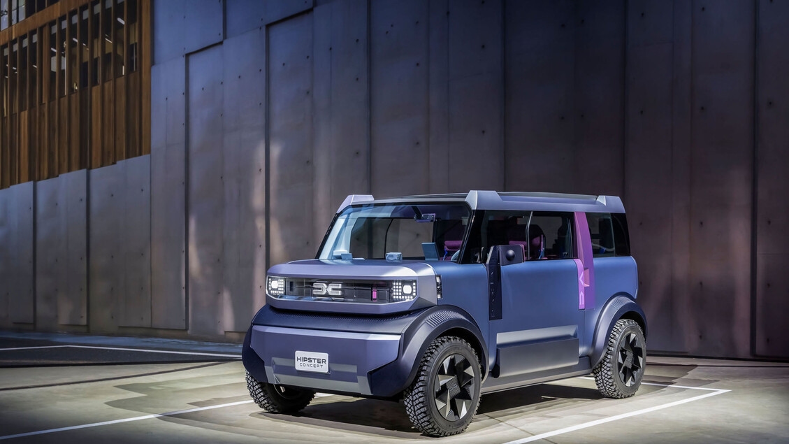 Dacia şehir otomobilini yeniden tasarlıyor: İşte Hipster konsepti.