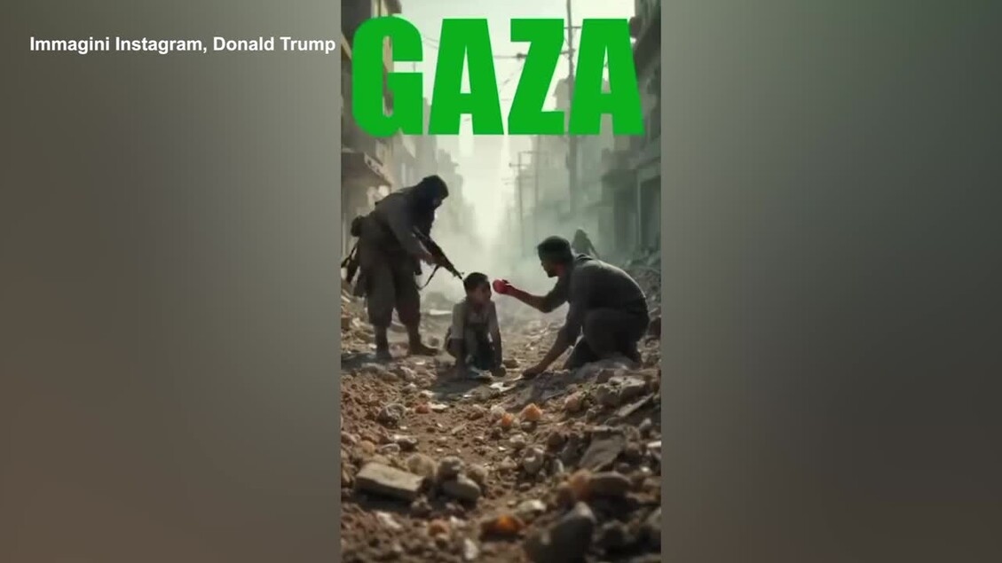 Gaza Segundo Trump, o vídeo feito com IA nas redes sociais