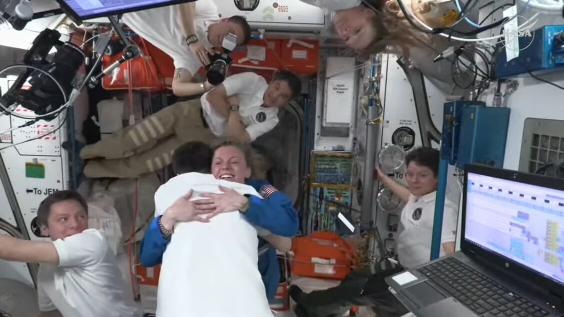 The Crew Dragon shuttle has arrived, now there are 11 on the Space Station