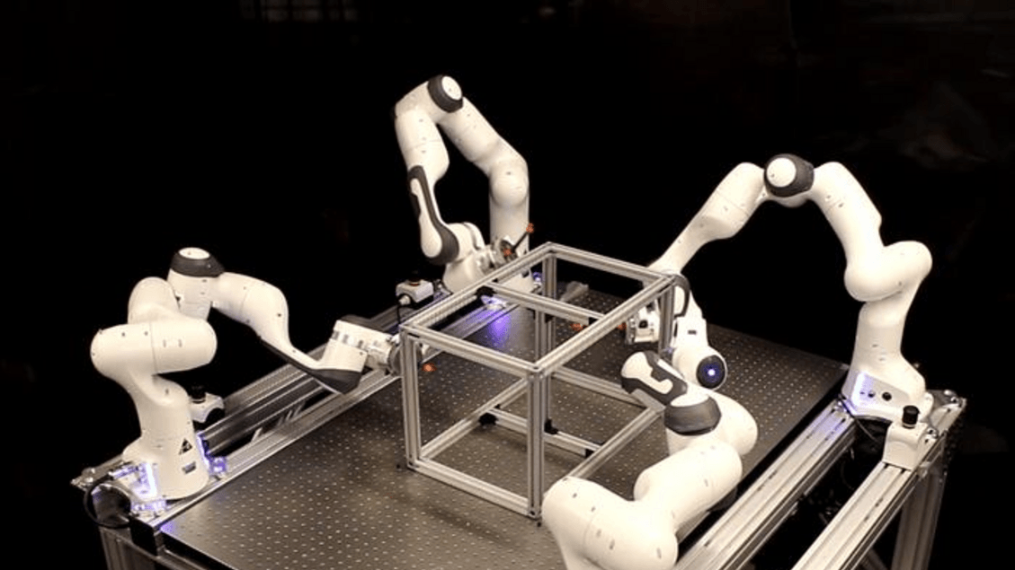 Robots learn to work together, like in a dance