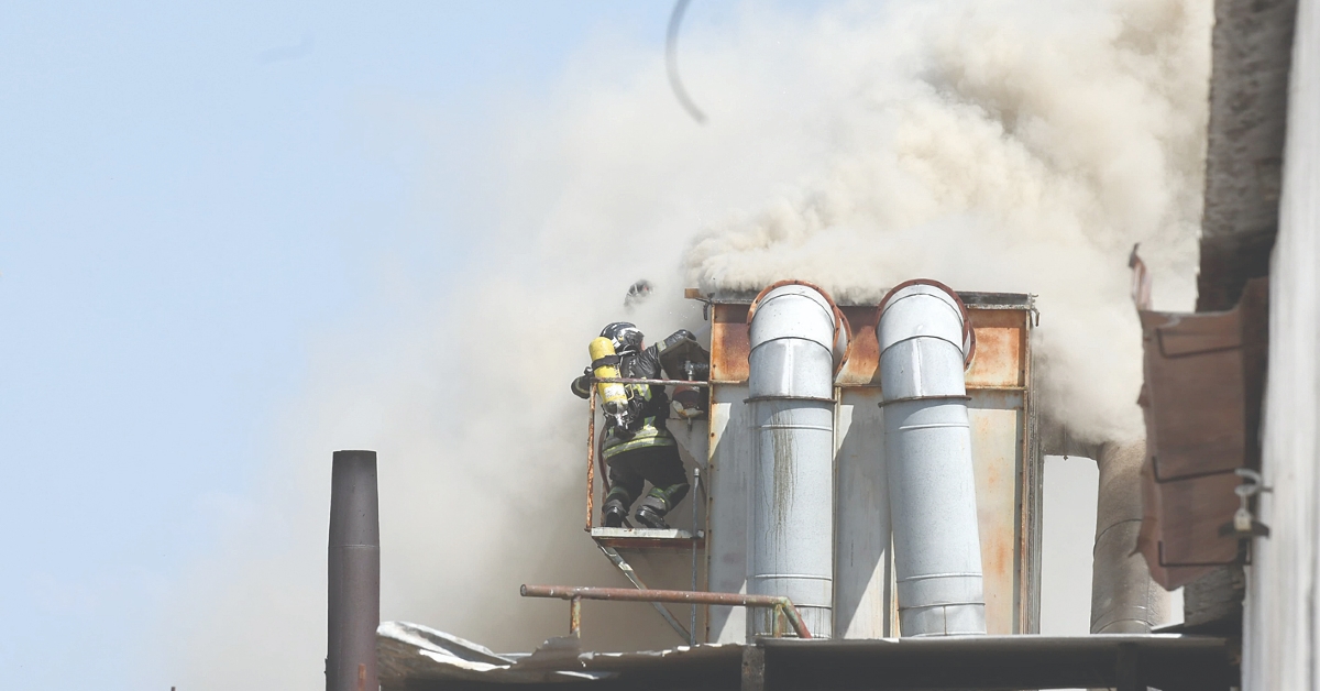 Coimbra: Fire in Marco dos Pereiros sawmill frightens population