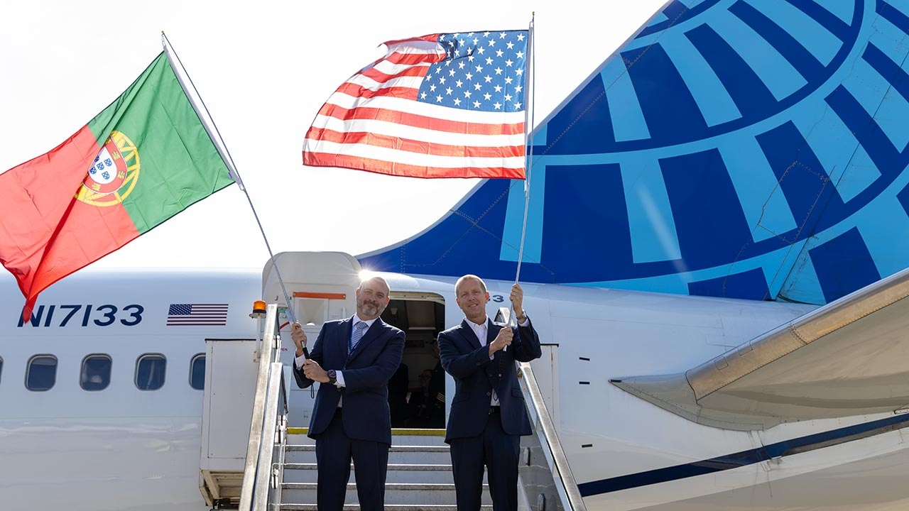Vlucht van United Airlines landt in Faro en opent ‘buitengewoon potentieel’ voor de Algarve