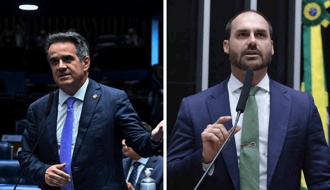 Ciro Nogueira i Eduardo Bolsonaro wymieniają się uszczypliwościami po krytyce amerykańskiej artykulacji