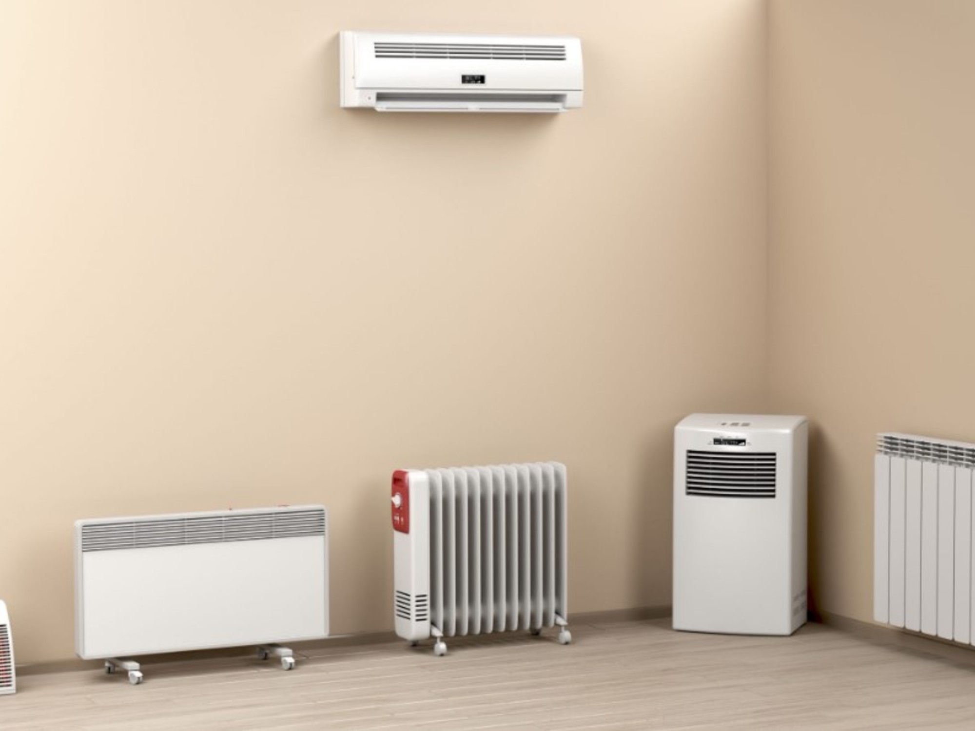 Stove, panel, split or fan heater: which system consumes less energy to heat the house?