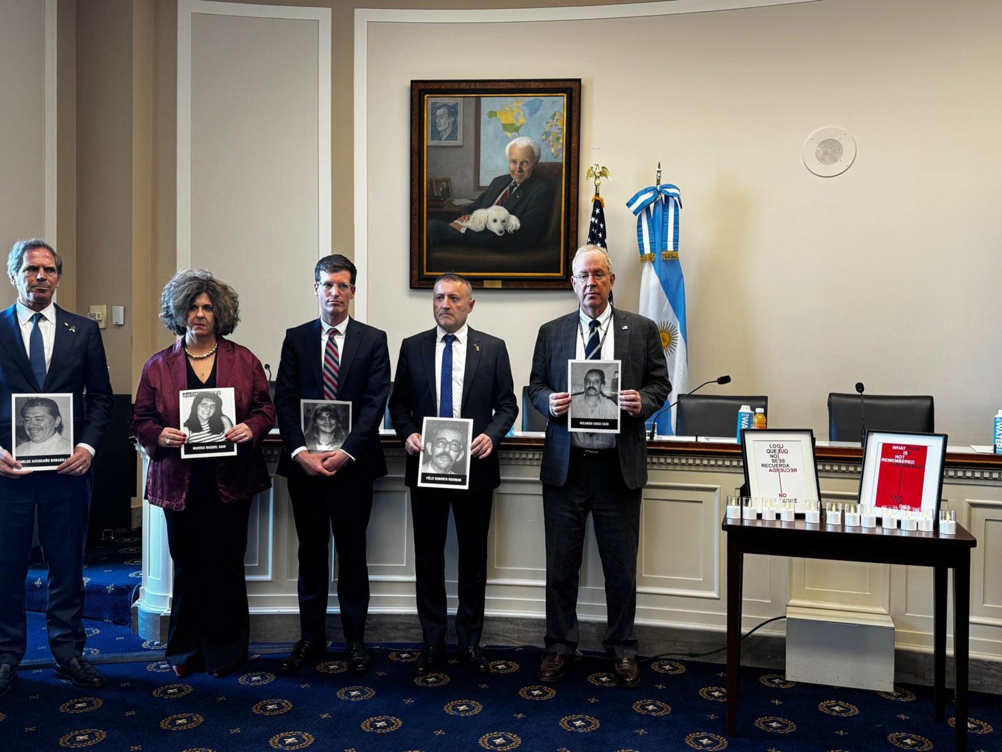 Lawmakers and Trump officials paid tribute to the victims of the AMIA bombing in Washington.